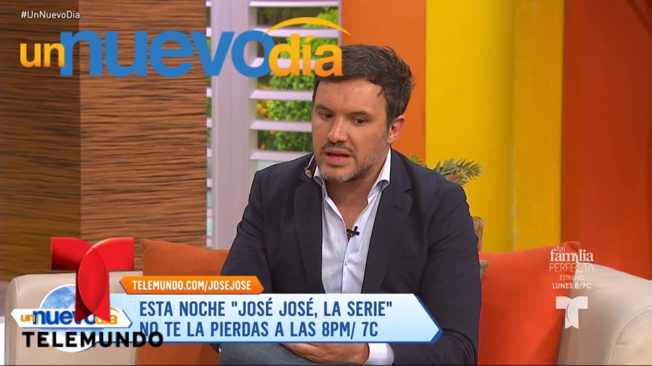 Alejandro de la Madrid habla sobre la serie de José José | Un Nuevo Día | Telemundo