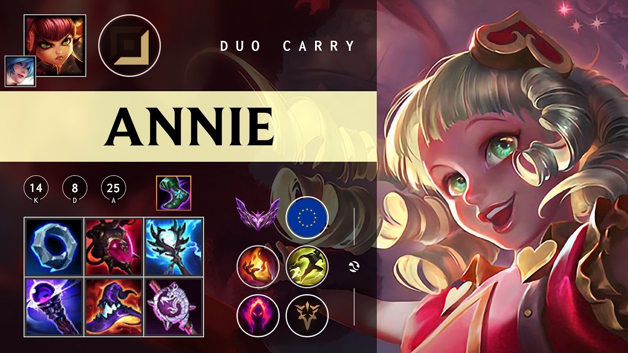 Annie Carry vs Kassadin - EUW Master Patch 26.03