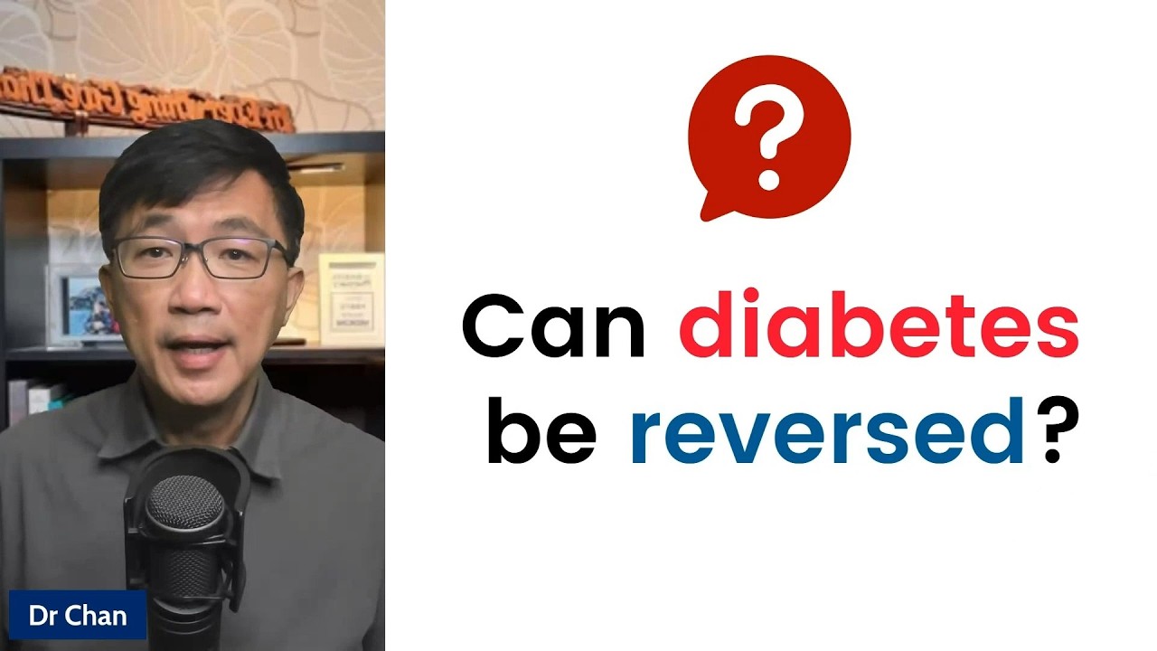 Can Diabetes be reversed - Dr Chan answers