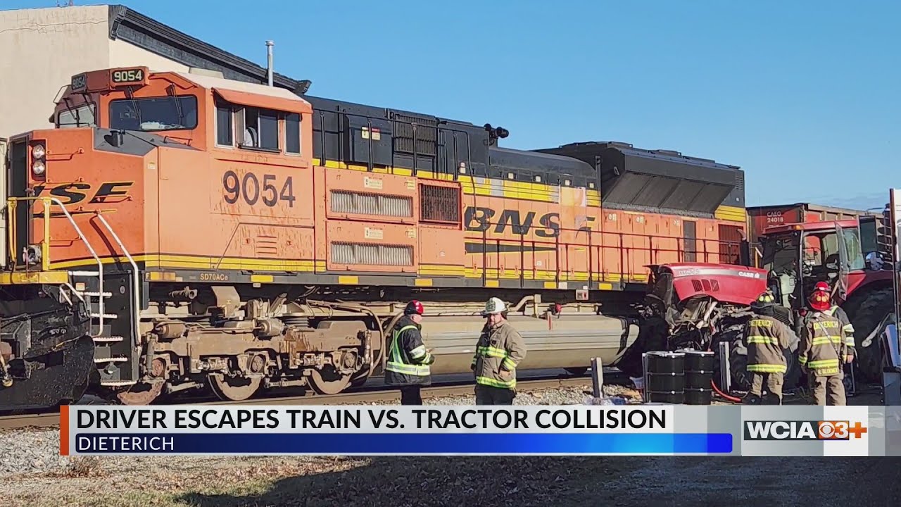 No one hurt in Dieterich train vs. tractor collision, Sheriff&rsquo;s Office says