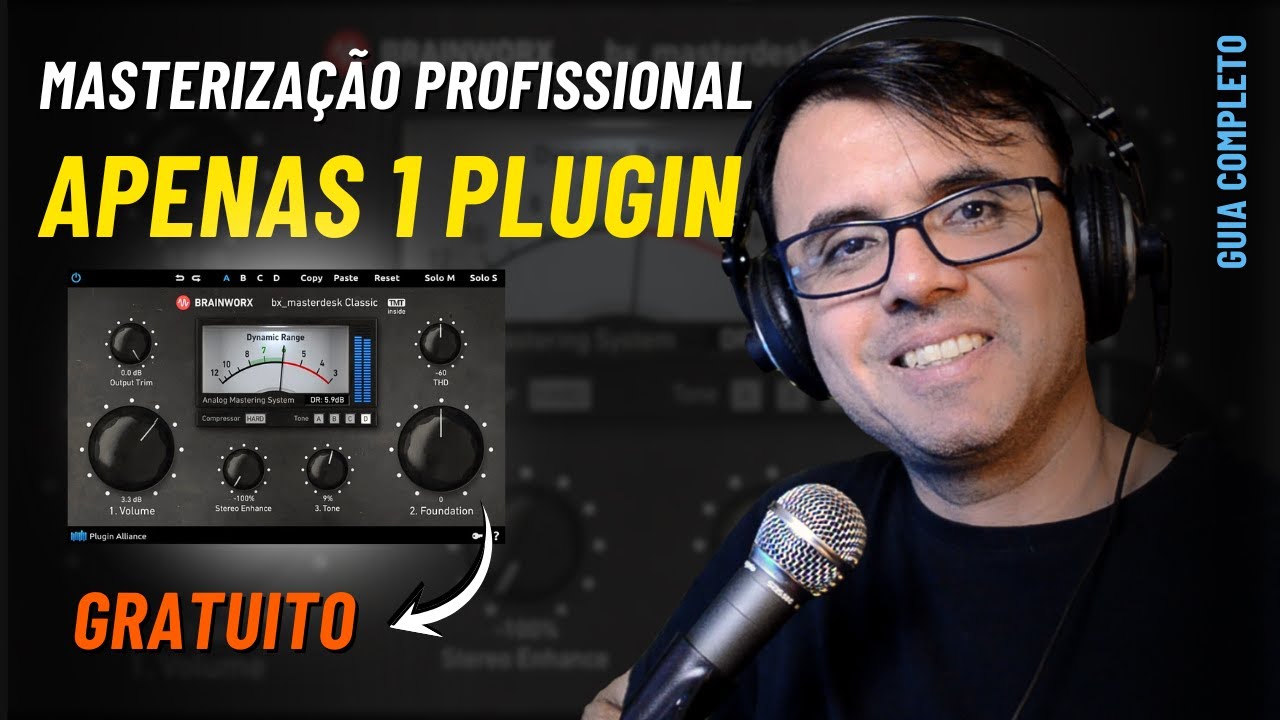 Masterização PROFISSIONAL com APENAS 1 Plugin GRÁTIS! MasterDesk Classic