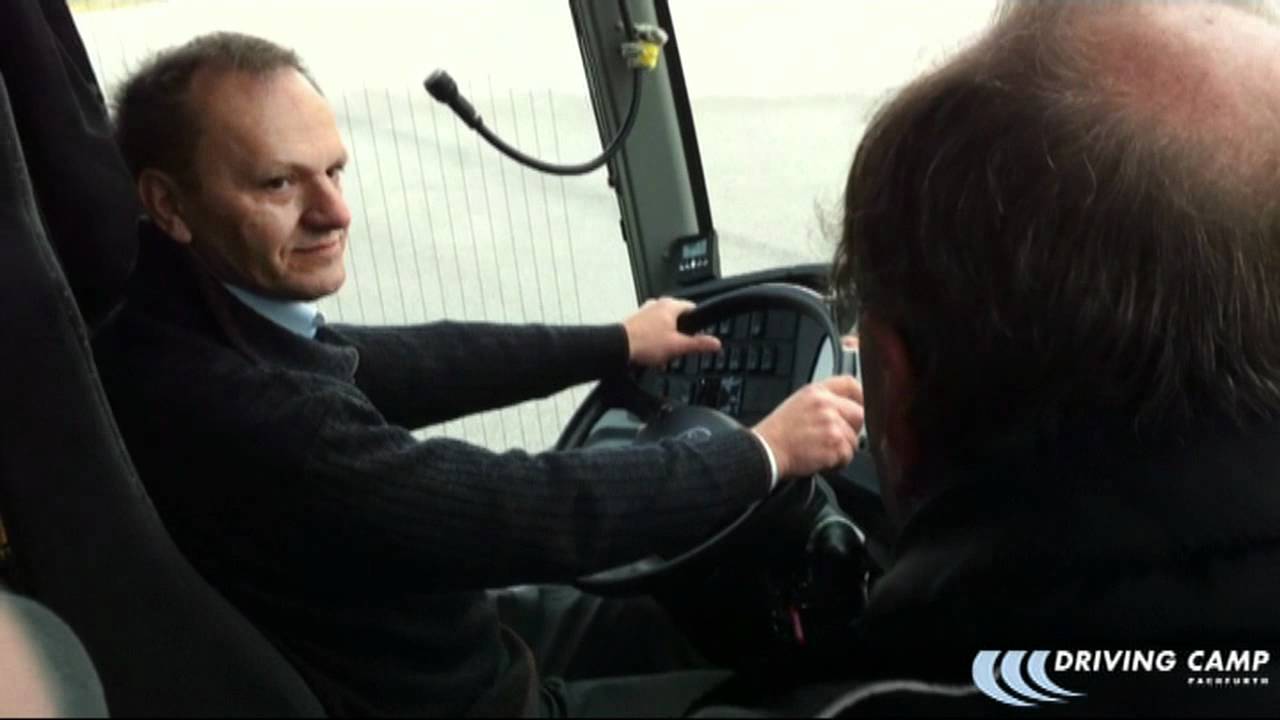 Sitzposition im Bus-Training