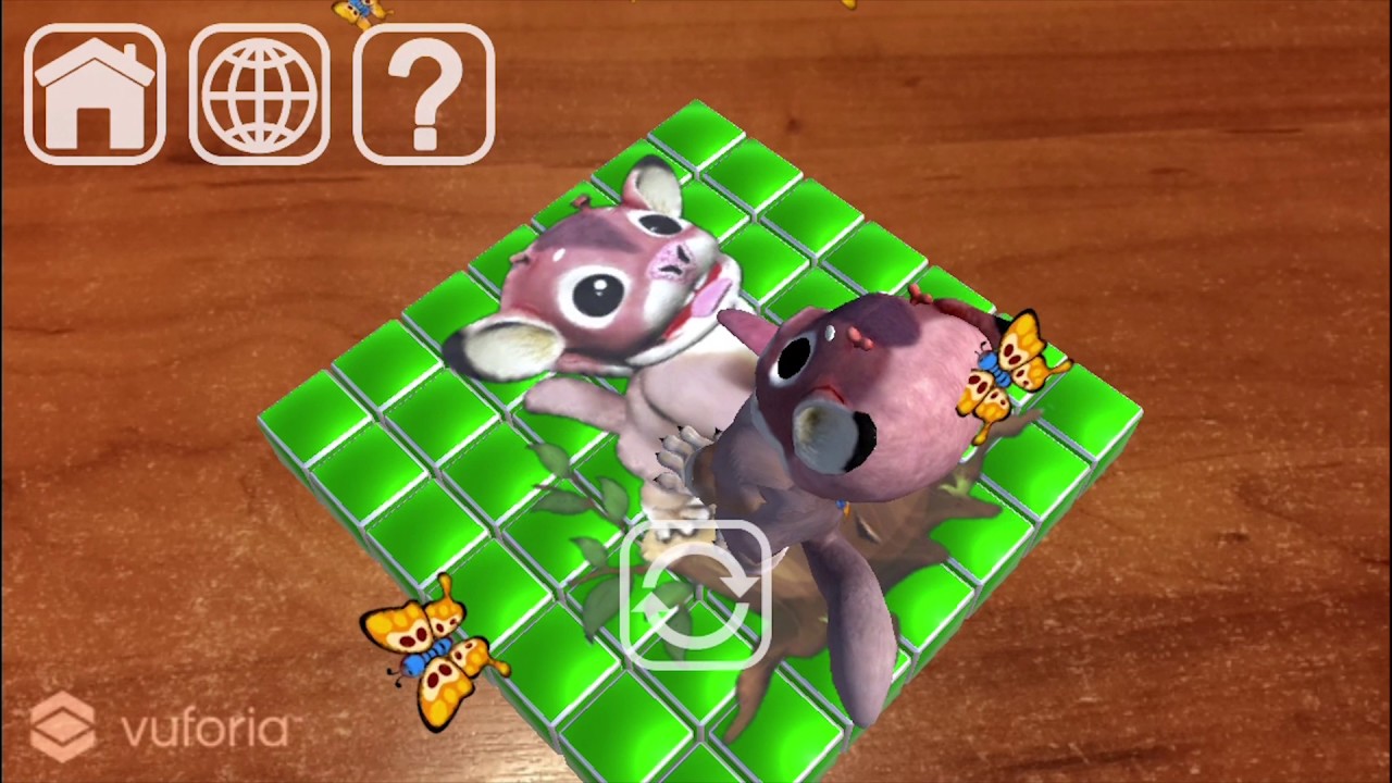 Magic Cube. Demonstration of augmented reality.