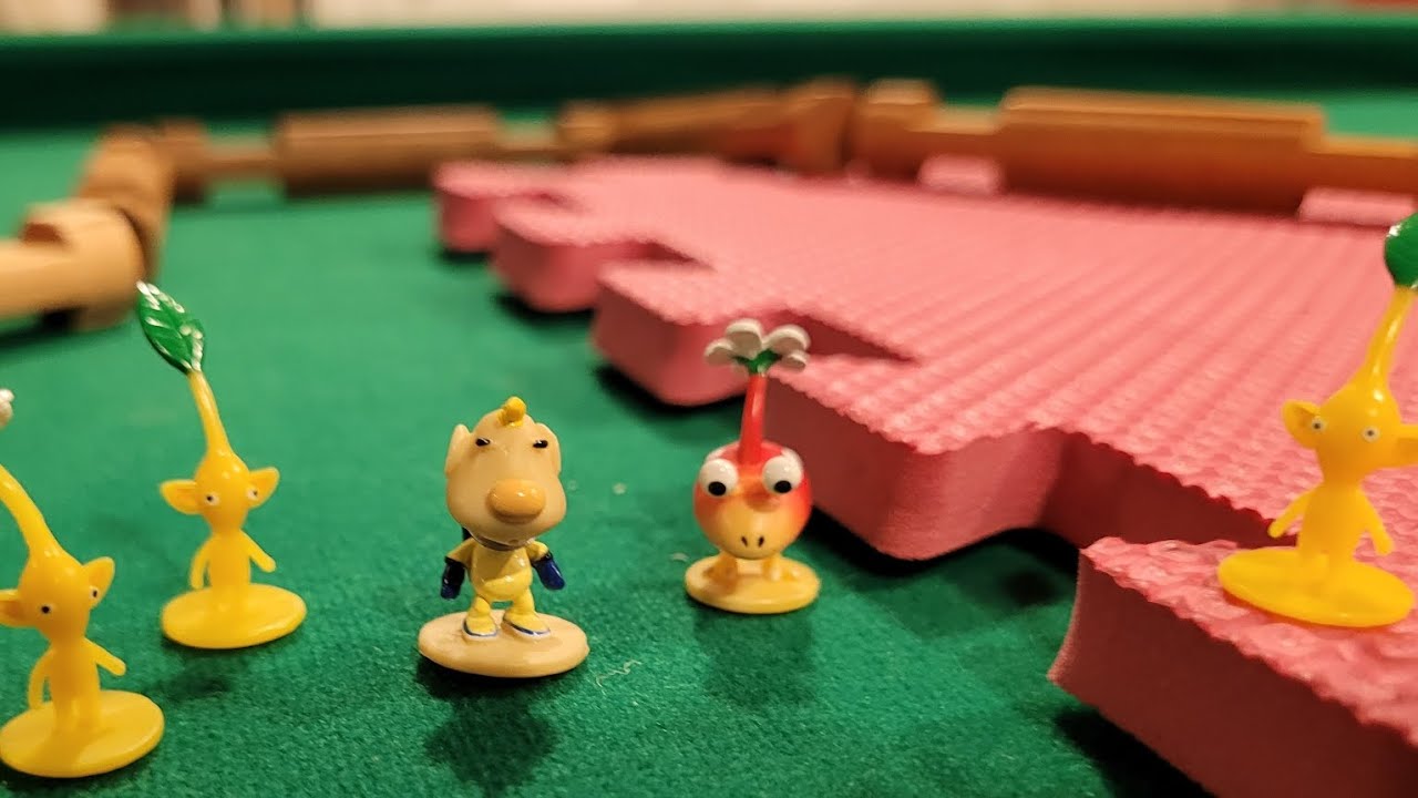 Pikmin (and Bulbmin) at the False Cavern.