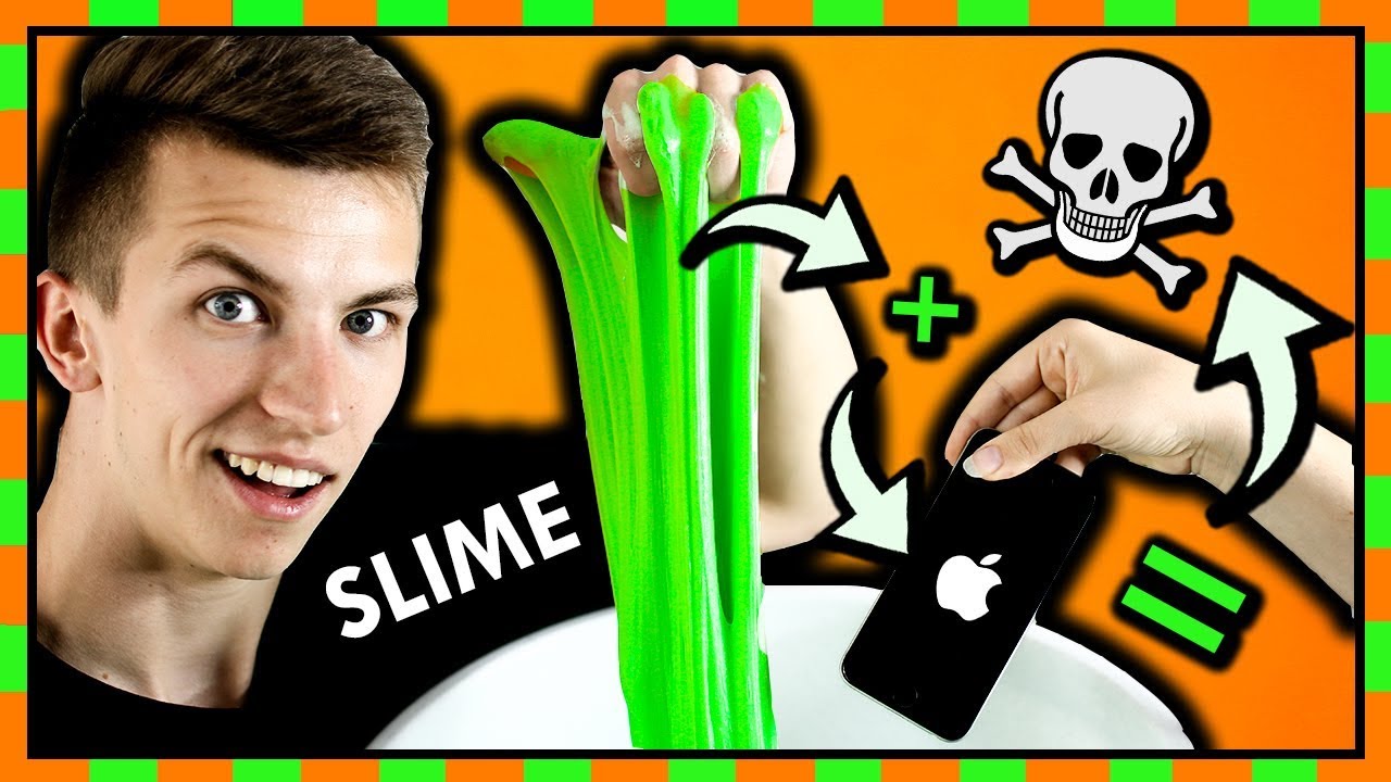 iPhone w SLIME vs UPADEK Z WYSOKOŚCI... [*] ◉_◉
