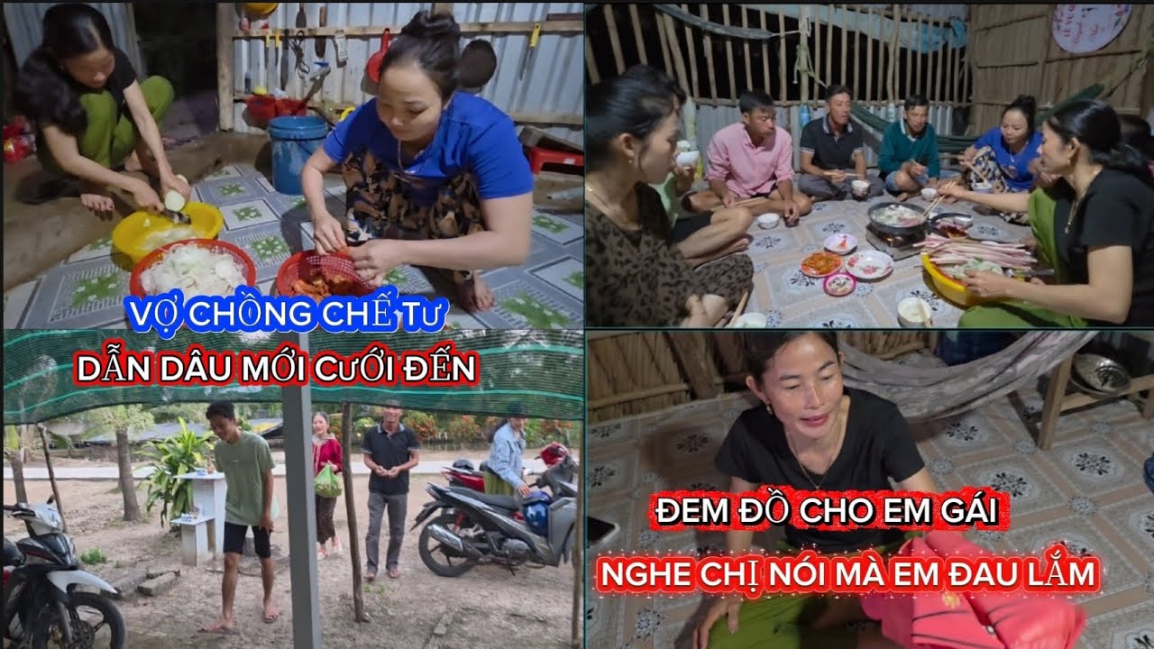 [VNP16] VỢ CHỒNG CHẾ TƯ DẪN DÂU MỚI CƯỚI ĐẾN, ĐEM ĐỒ CHO EM GÁI NGHE CHẾ NÓI MÀ EM ĐAU LẮM #food 