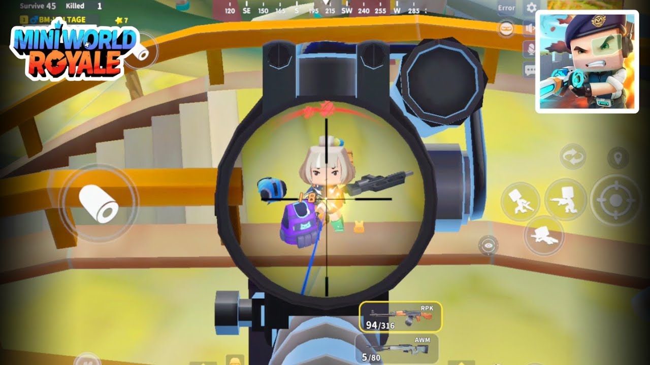 MINI WORLD ROYALE: NEW UPDATE BATTLE ROYALE GAMEPLAY 