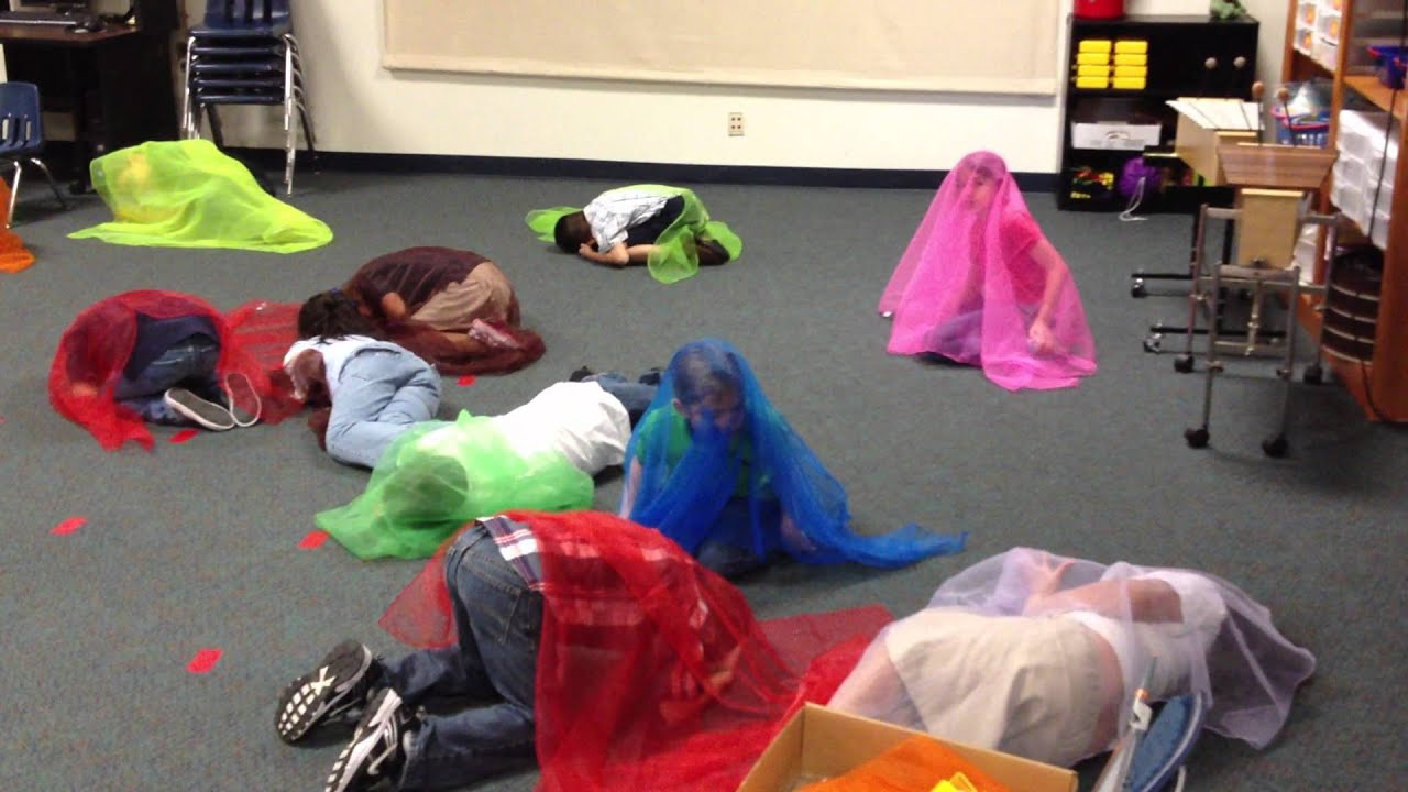 2nd Grade moves to Viennese Musical Clock w/Scarfs