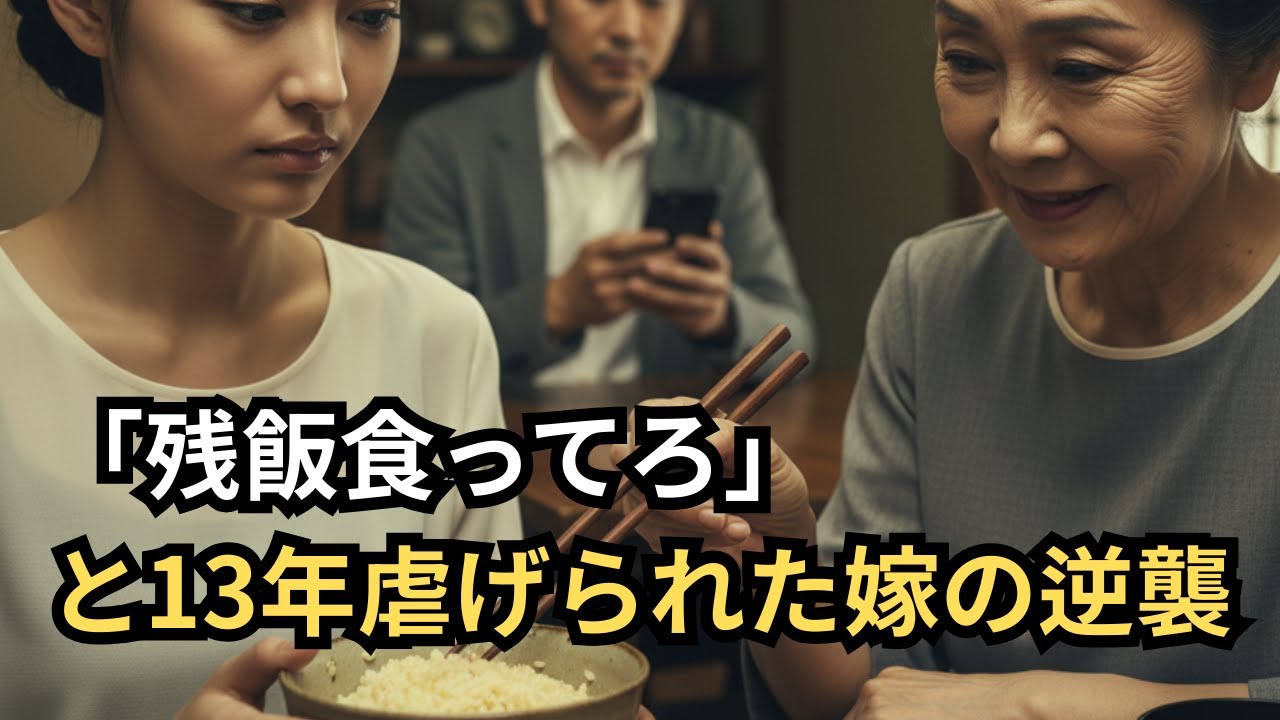 【スカッとする話】「嫁は残飯処理係」と笑う姑が脳卒中で半身不随に。介護を押し付ける夫に私が放った「衝撃の一言」で家庭崩壊ｗｗｗ
