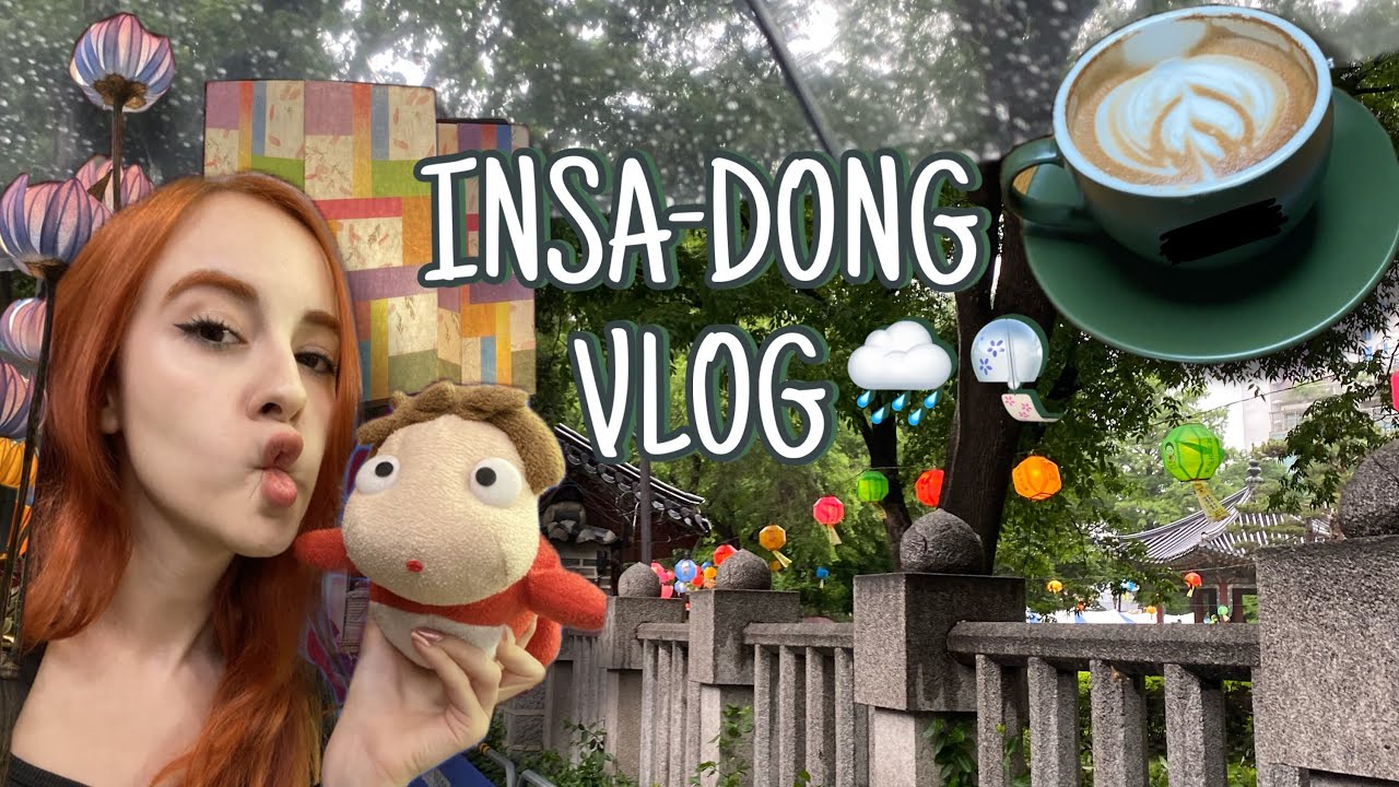 Güney Kore Sokaklarını Keşfediyorum | Insadong Vlog
