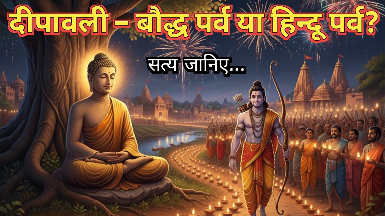 दीपावली – बौद्ध पर्व या हिन्दू पर्व? | The Untold Truth of Diwali | Buddha & Ram Connection Explain