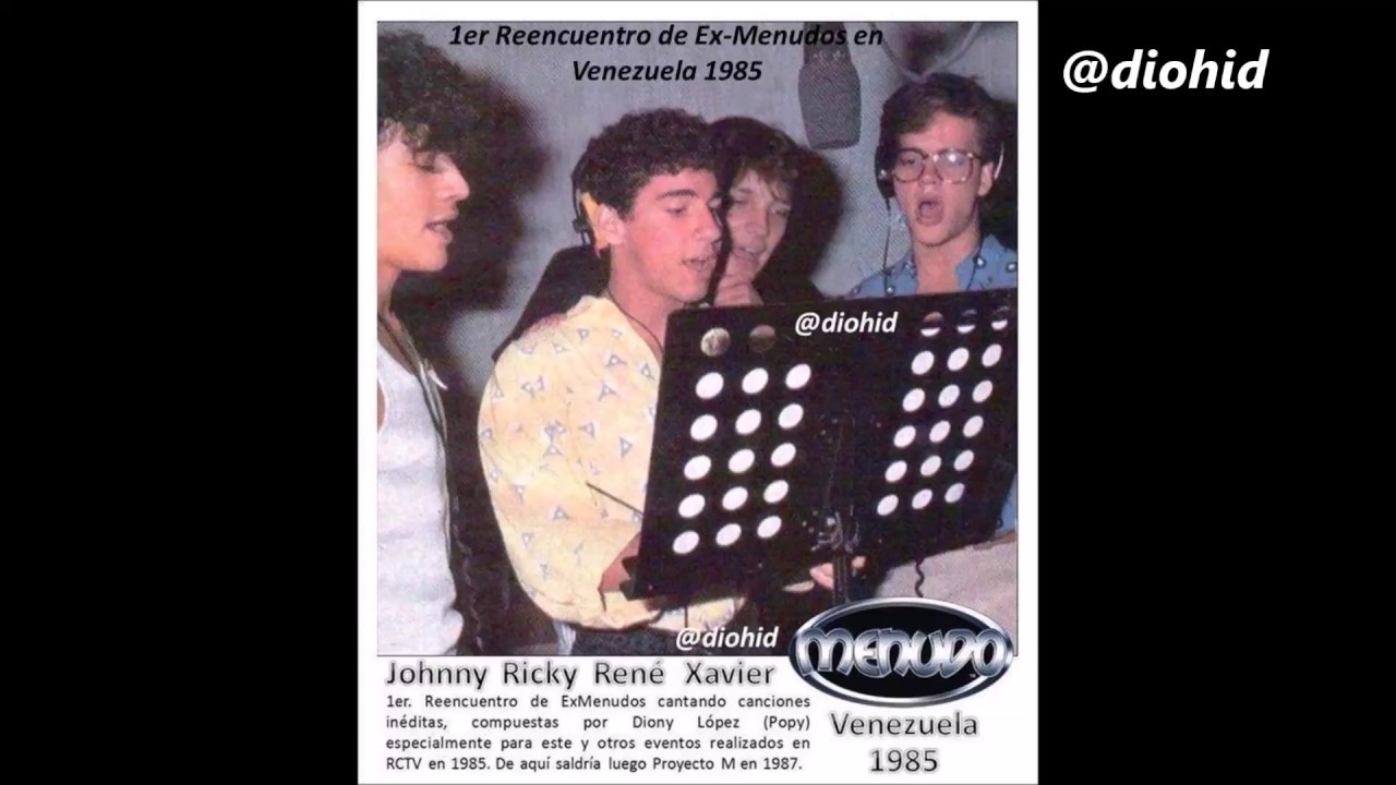 PRIMER REENCUENTRO DE EX MENUDOS - VENEZUELA ABRIL 1986