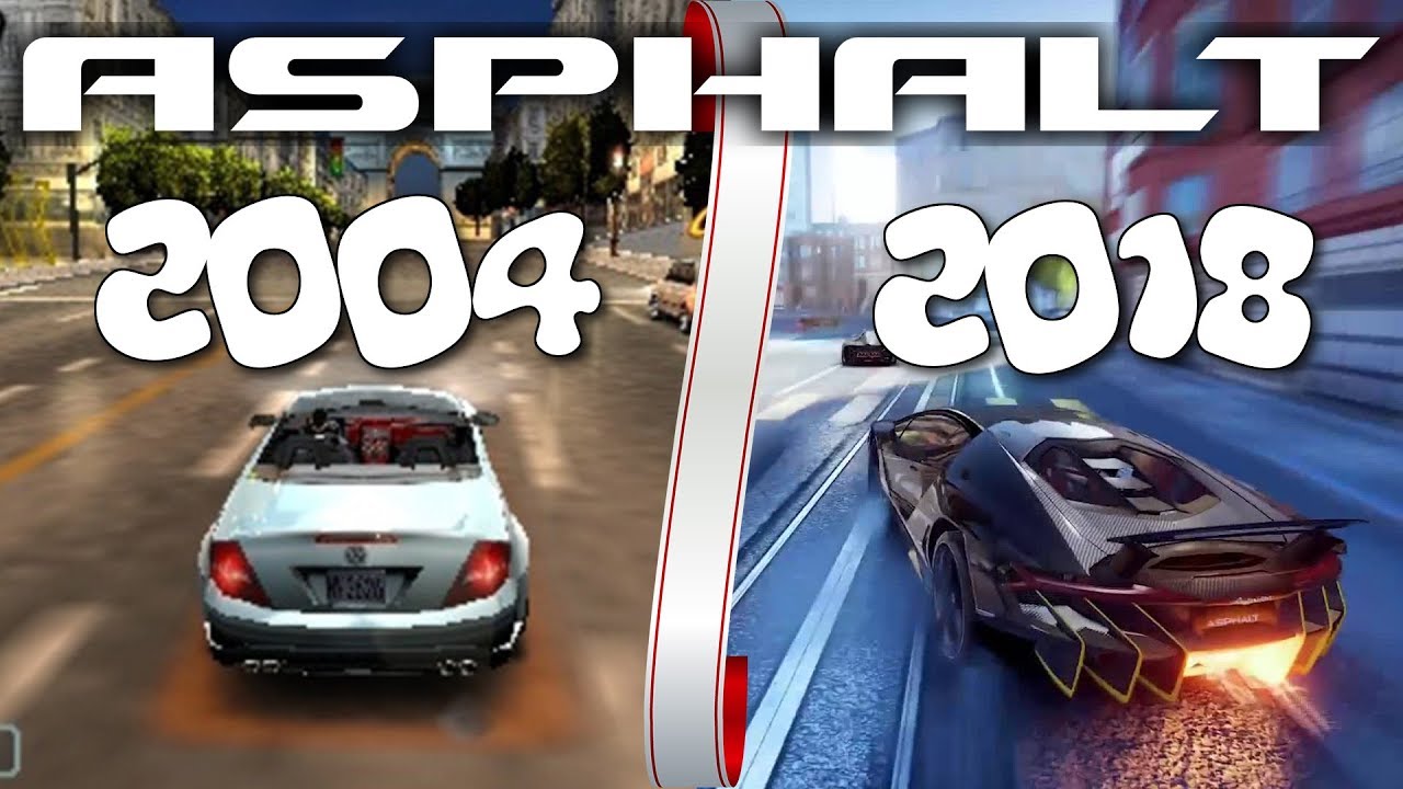 Asphalt Evolution 2004 to 2018