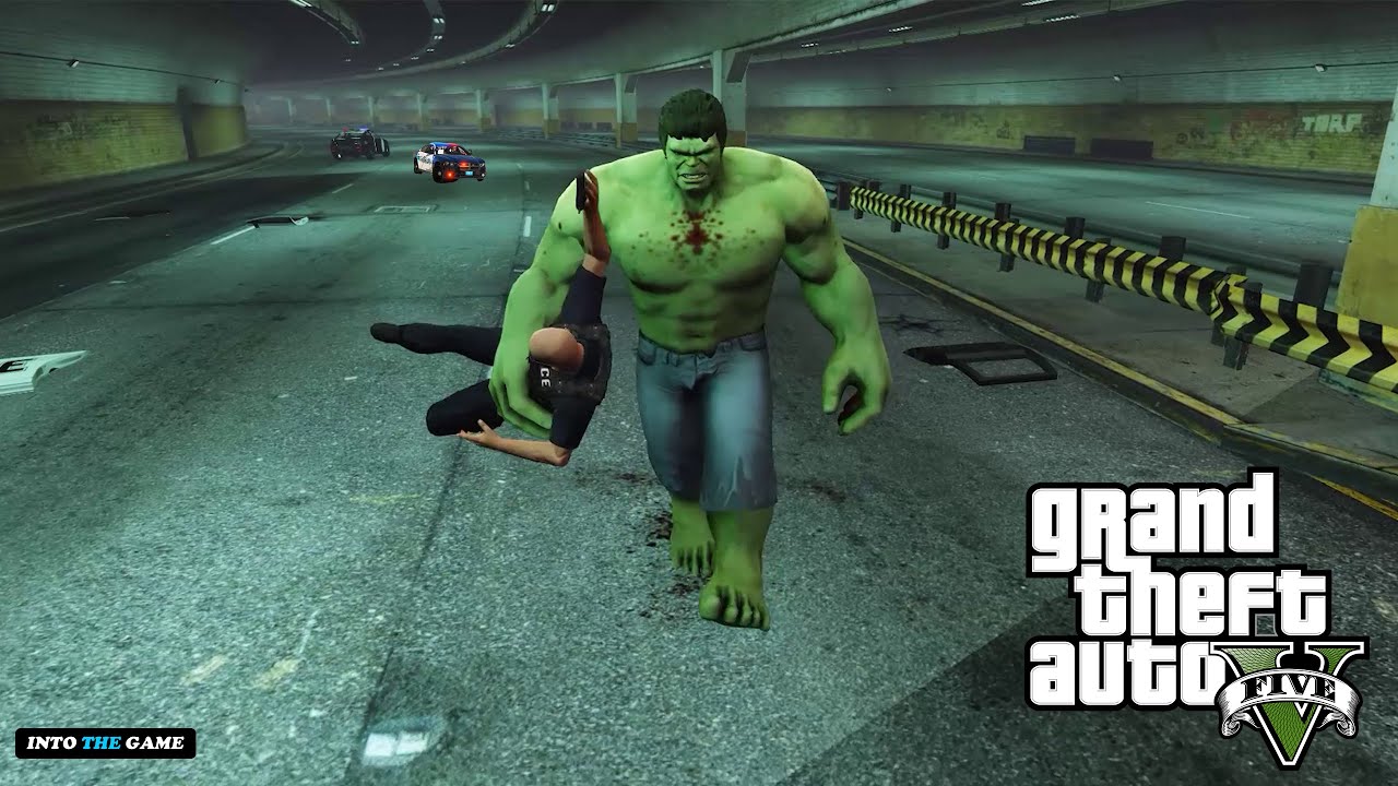 GTA 5 - THE INCREDIBLE HULK MOD
