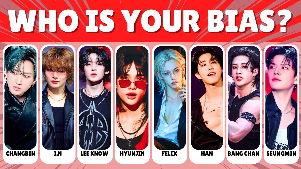 Кто ваш любимый участник Stray Kids? ❤️🖤 | Тест личности STAY 2026 | SKZ