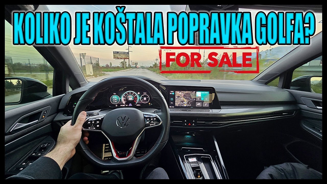 KOLIKO JE KOŠTALA POPRAVKA GOLFA - GTI SE PRODAJE, CIJENA JE...