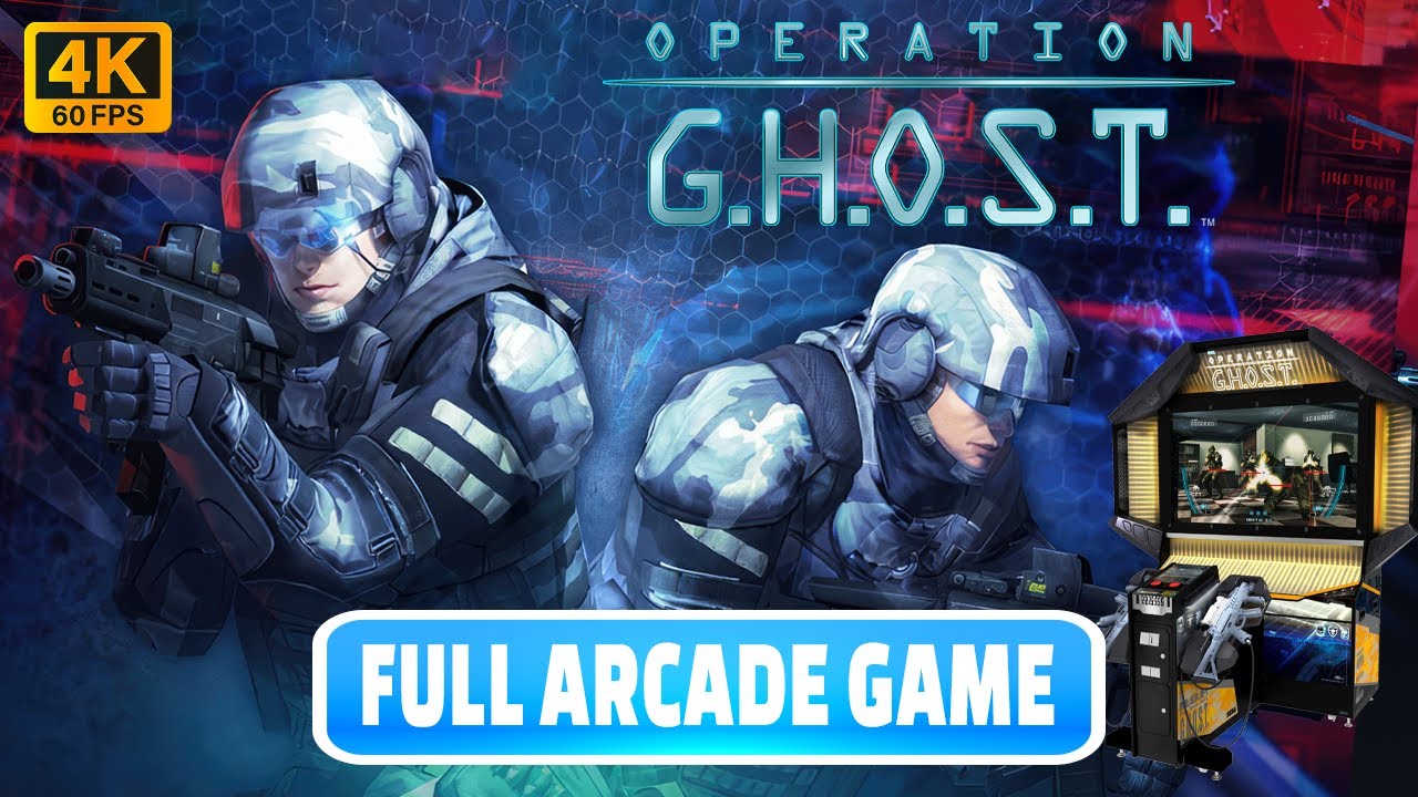 Operation GHOST Arcade (2012) 4k Render - Full Playthrough Sega RingWide