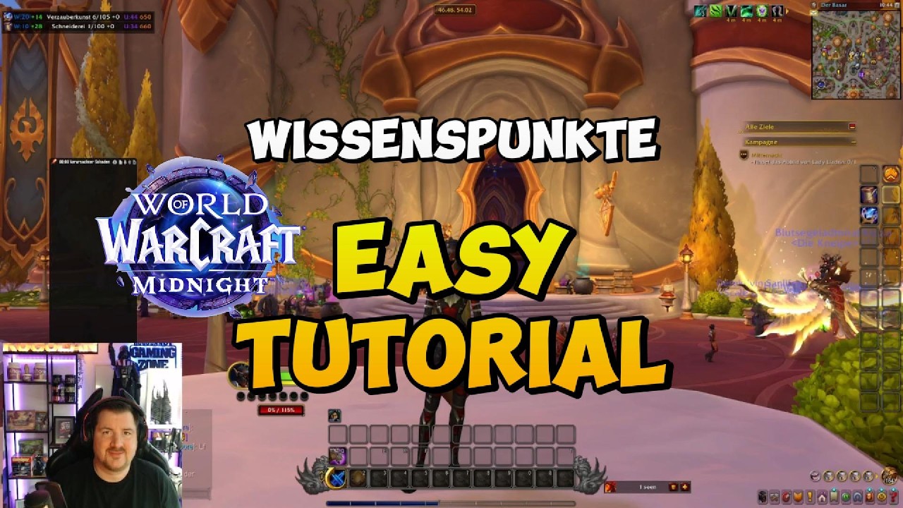 Wissenspunkte EASY TUTORIAL World of Warcarft Midnight