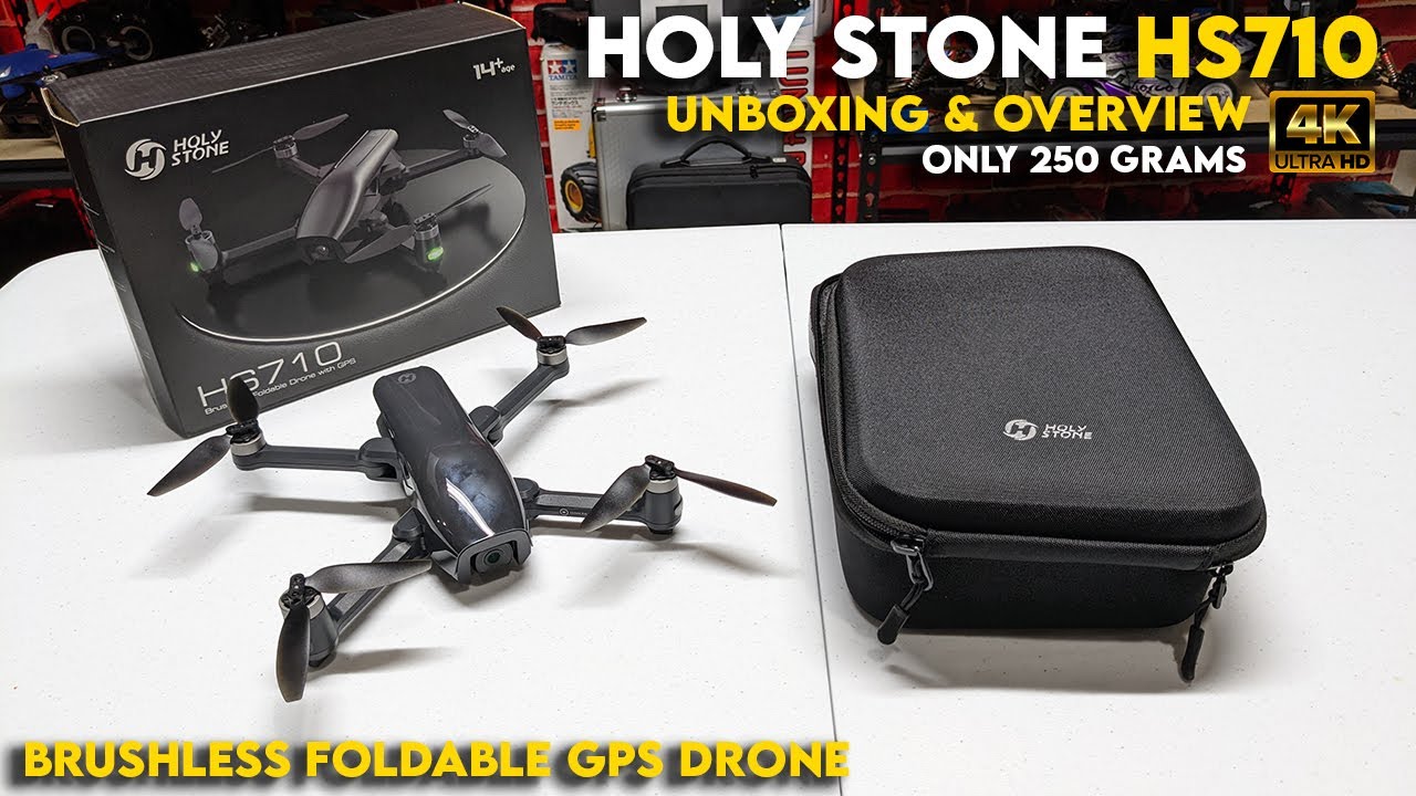 Holy Stone HS710 (240g) Foldable 4K GPS Drone Unboxing & Overview