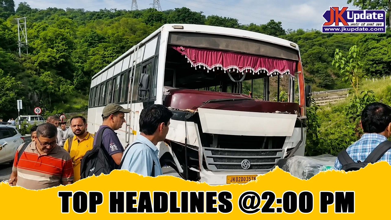 JKupdate Top Headlines @ 2 PM 21 Aug 2026