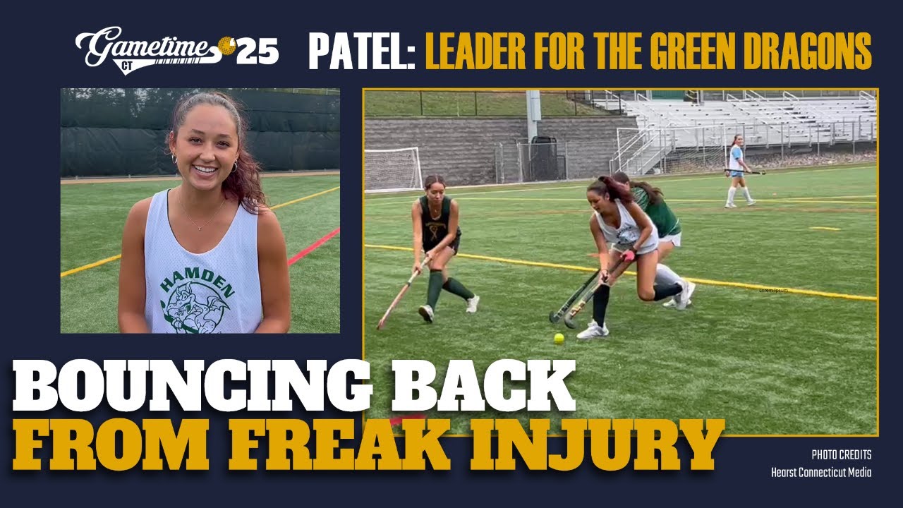 Hamden field hockey star bounces back from freak injury
