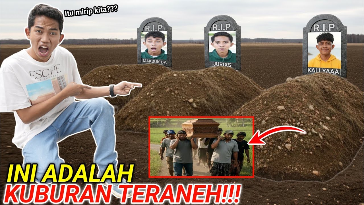 ANEH!! ARIK MENEMUKAN KUBUR4N YG MIRIP DENGAN KITA NAMPAK LEWAT DRONE??😱 | Mikael TubeHD
