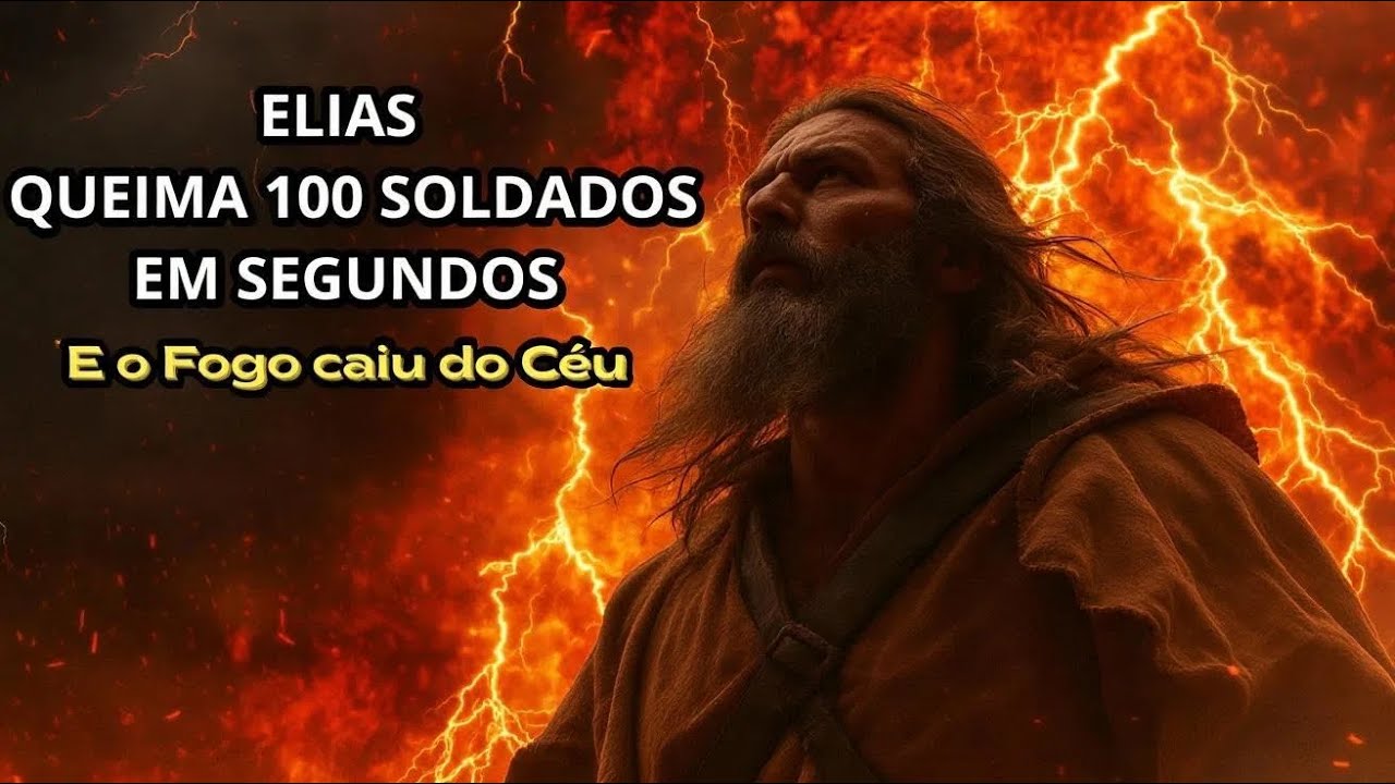 Elias Queima 100 Soldados em Segundos | O Fogo de Deus Caiu do Céu e Mostrou Quem é o Senhor!