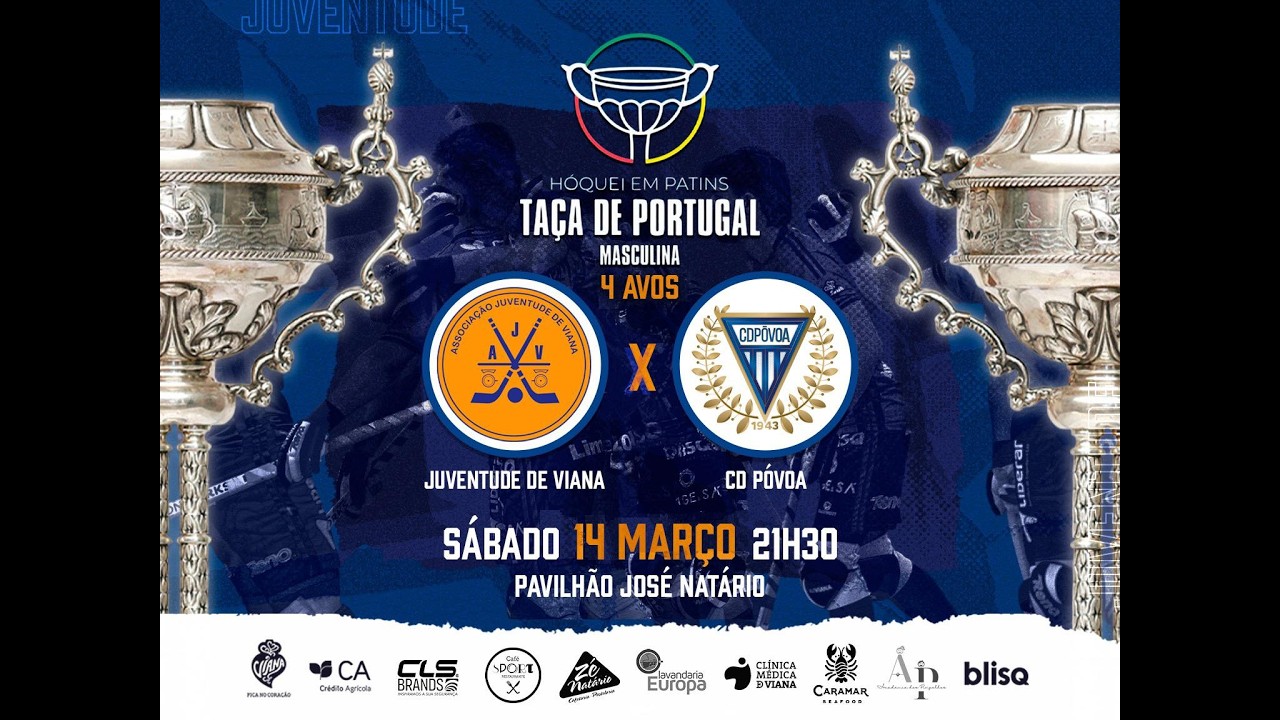 🟠🔵 Juventude de Viana 🆚 CD Póvoa 🏆 TAÇA DE PORTUGAL – HÓQUEI EM PATIN