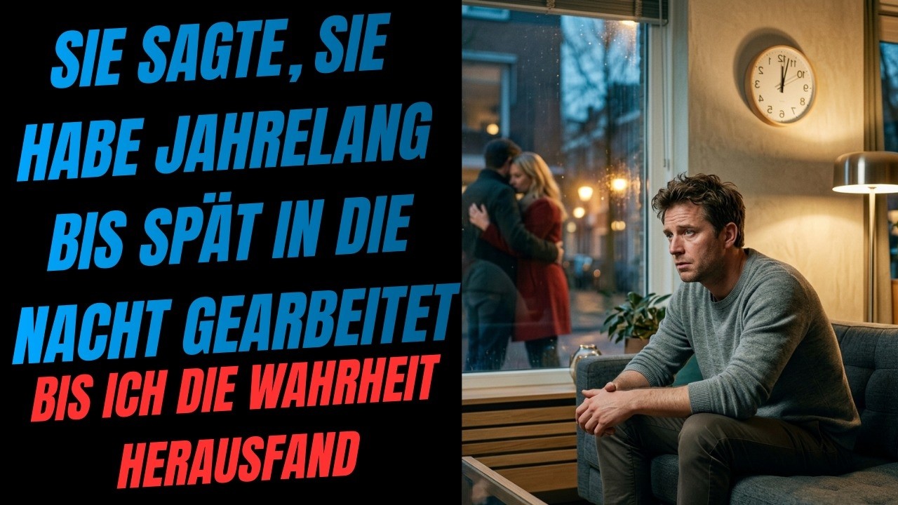 Sie sagte, sie habe jahrelang bis spät in die Nacht gearbeitet – bis ich die Wahrheit herausfand