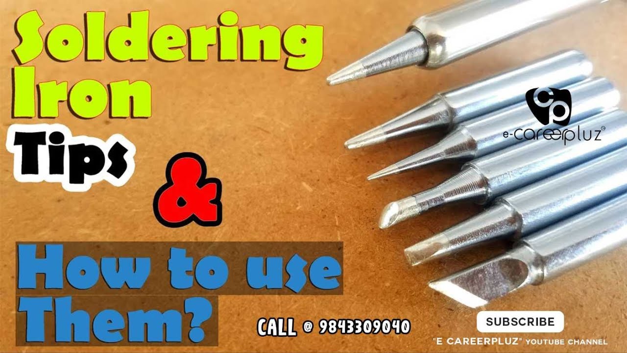 HOW TO USE SOLDER IRON | மேலும் தகவலுக்கு: 9843309040
