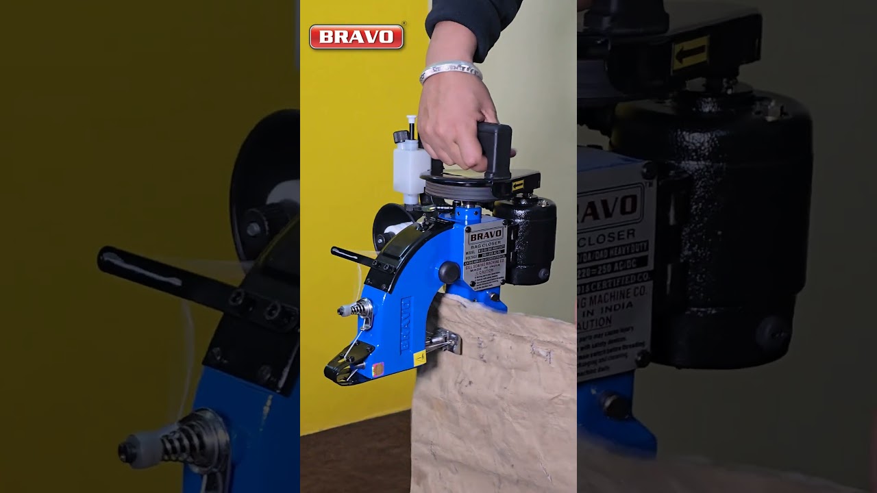 Bravo Bag Closer Machine in New Shades
