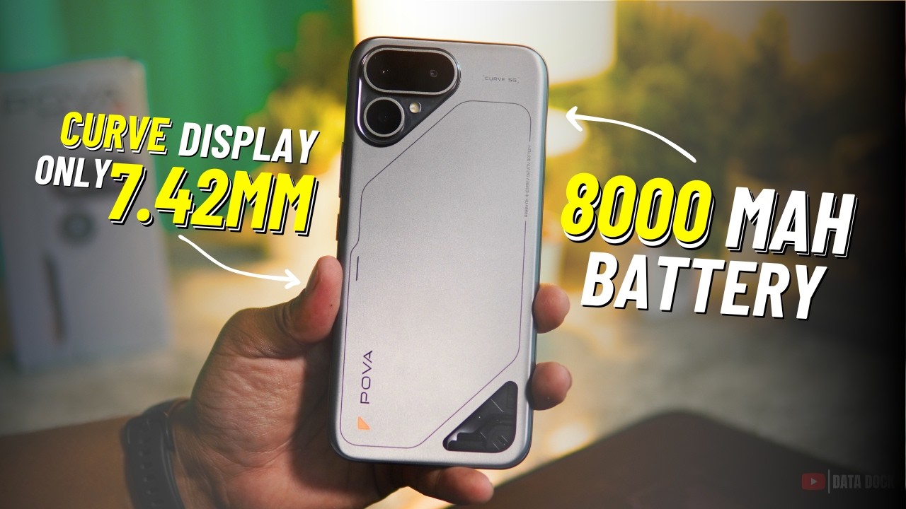 8000 MaH Batery with World's 1st Triple Chipset Smartphone | Tecno Pova Curve 2 5G #datadock #pova