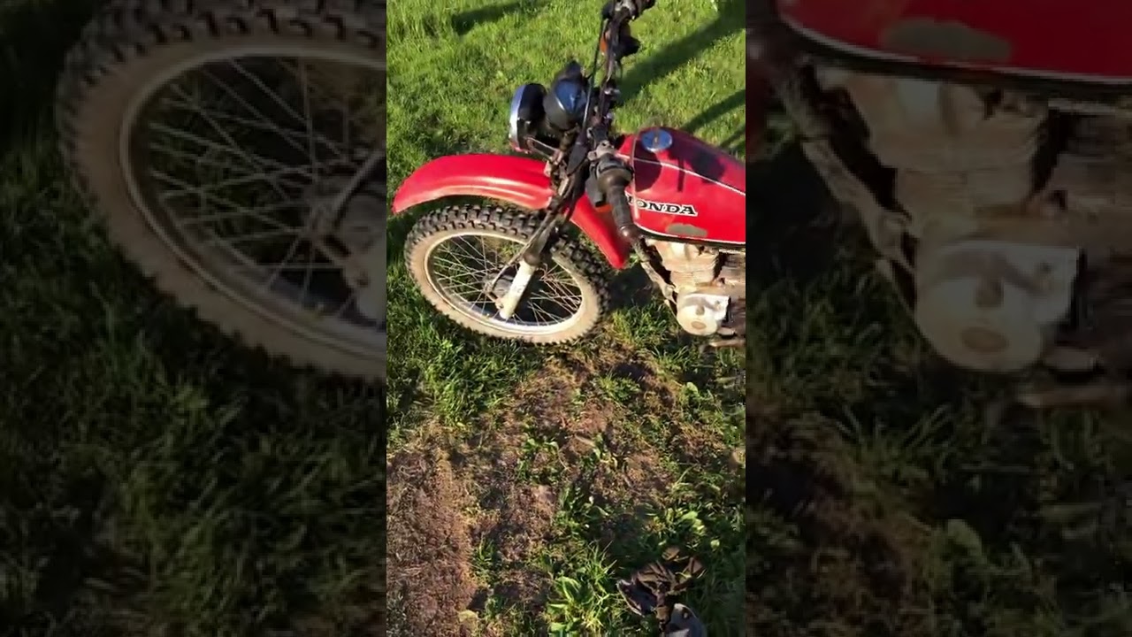1982 Honda xl185 Fresh outa the barn after years of sitting