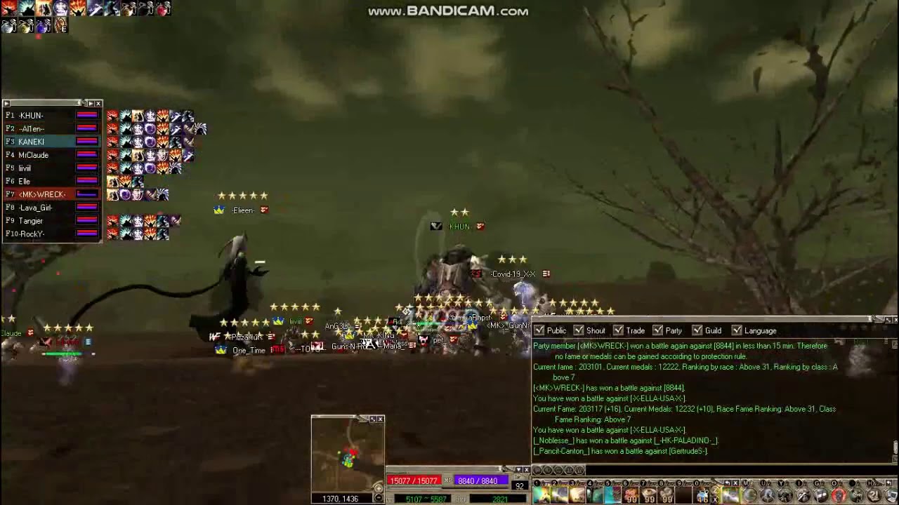 KHUN Gunner rowplayon Return of Warrior MMORPG