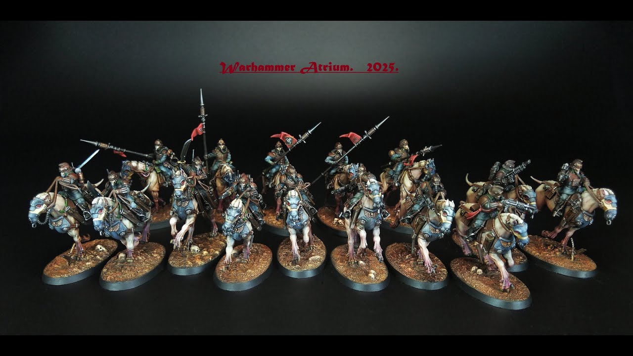 Warhammer 40,000. Death Korps of Krieg. Death Riders. New and Old.