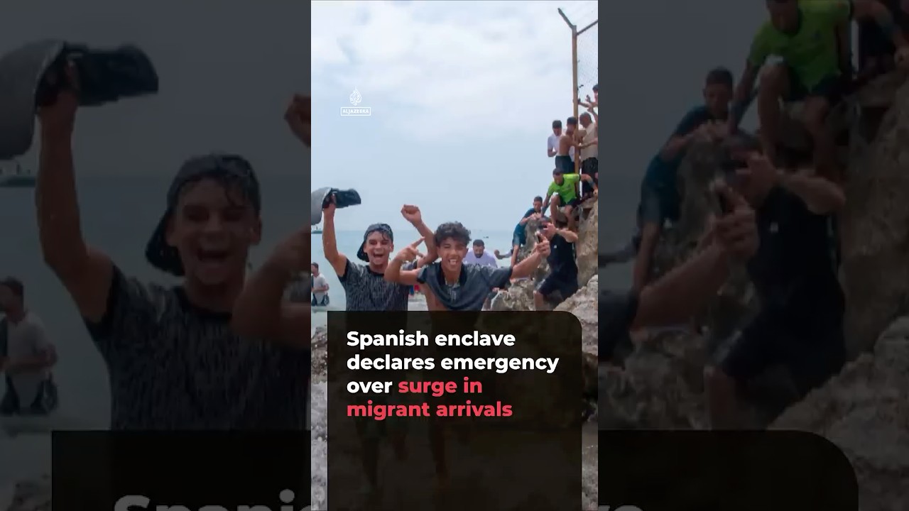 Spain's Ceuta declares emergency over surge in migrant arrivals | AJ Shorts
