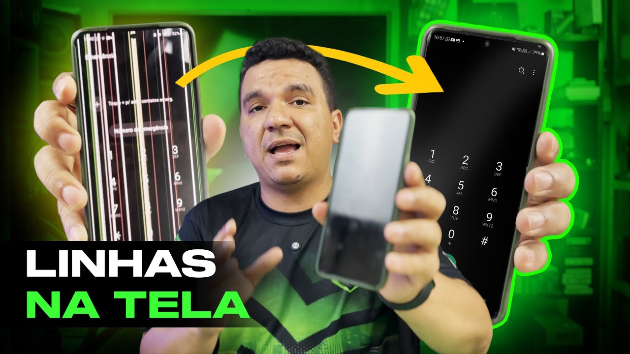 Linha Verde ou Rosa na tela tem Reparo? Vai depender disso aqui...