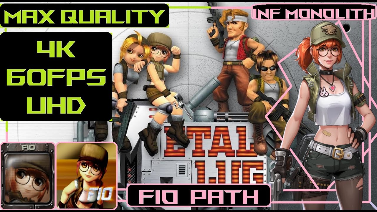 Metal Slug 3D FIOLINA GERMI Path S RANK Inf Monolith FULL GAME - [MAX 4K 60FPS UHD] #3d #metalslug3d