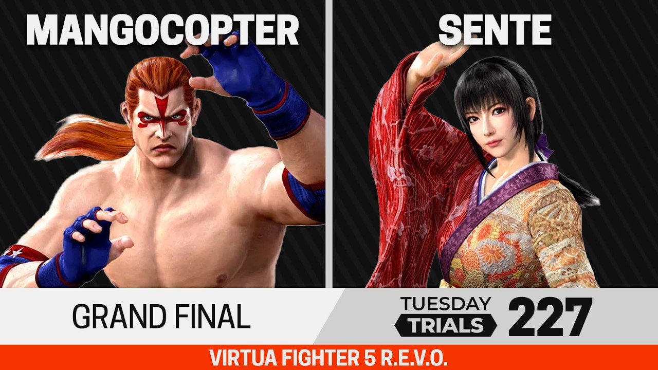 Tuesday Trials 227 VF5 Grand Final - Mangocopter (Wolf) vs Sente (Aoi)
