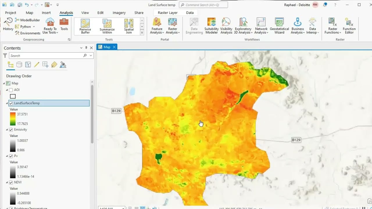 How to Obtain Land Surface Temperature (LST) from Landsat 9 using ArcGIS Pro