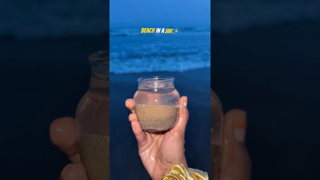 Let&rsquo;s bring the beach in a Jar❤️✨ #beach #shortsfeed #viralshorts