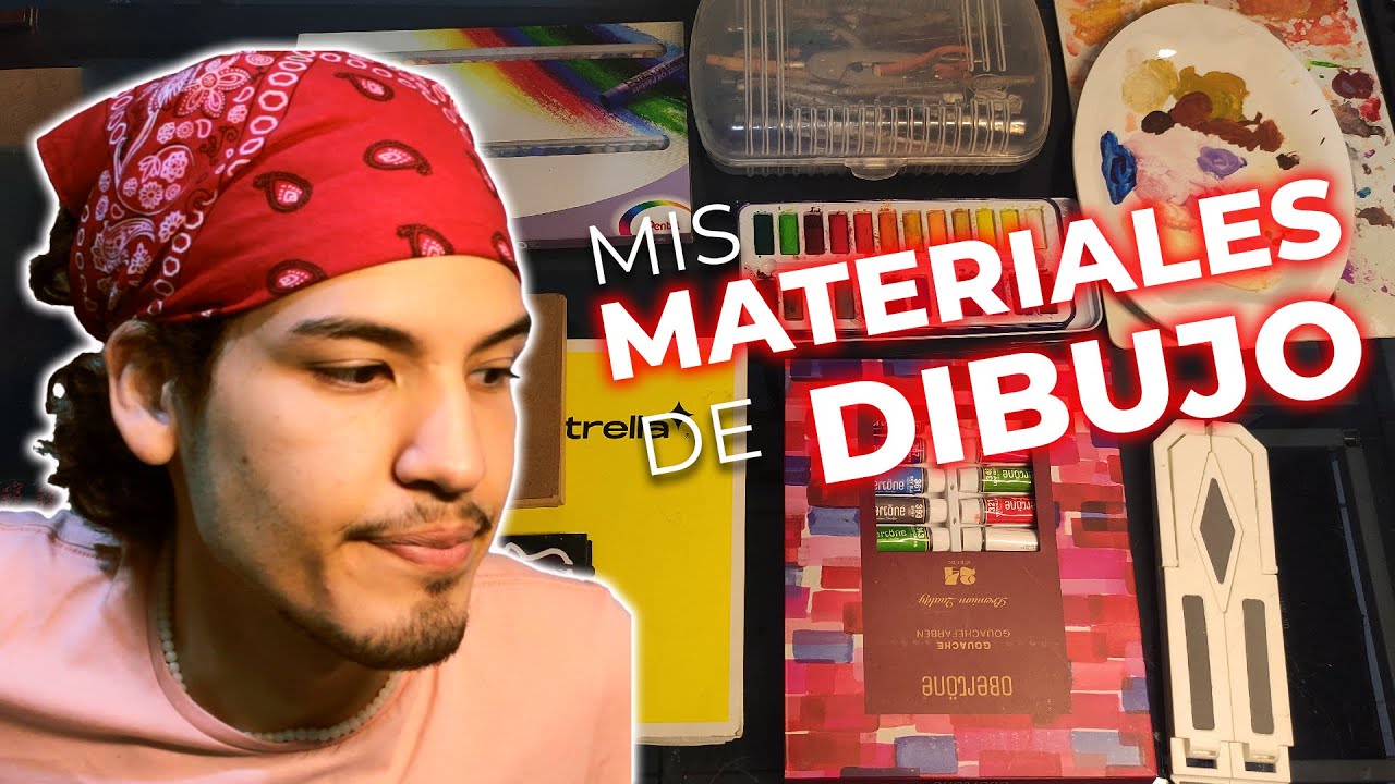 Con éstos materiales hago mis dibujos / Mis materiales de dibujo 🤓😲