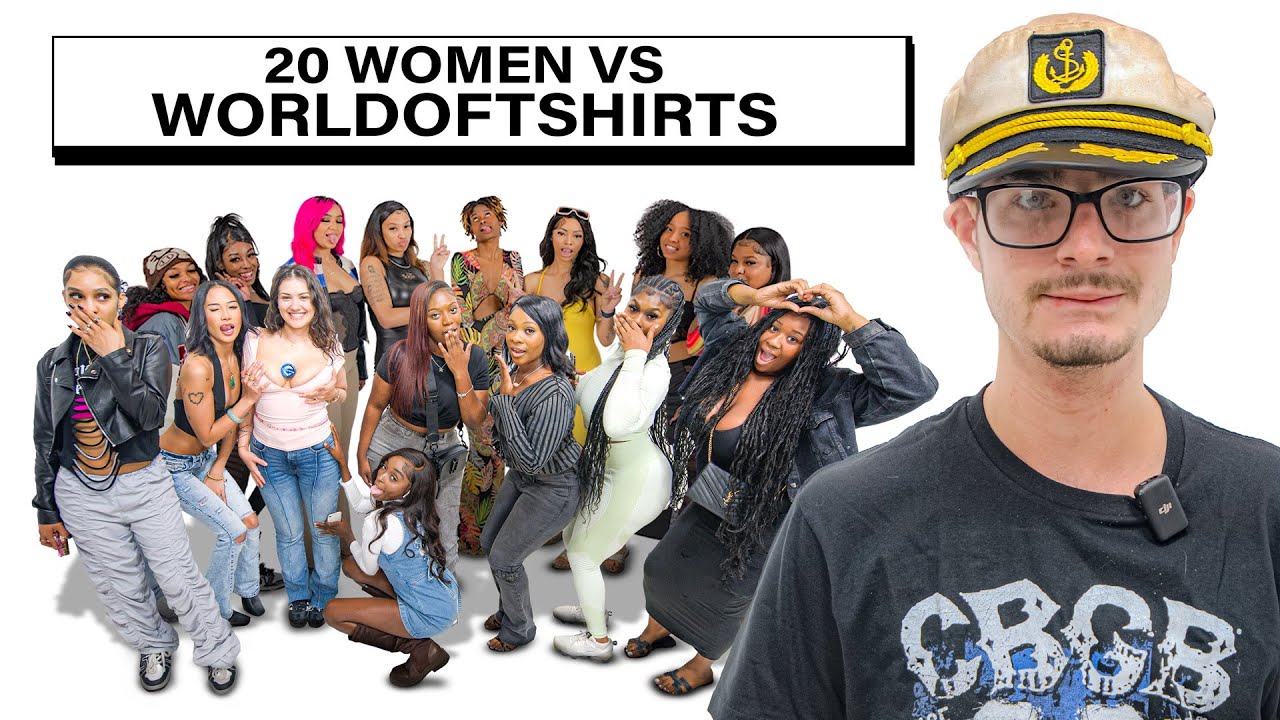 20 ЖЕНЩИН ПРОТИВ 1 КОМЕДИАНТА: WORLDOFTSHIRTS