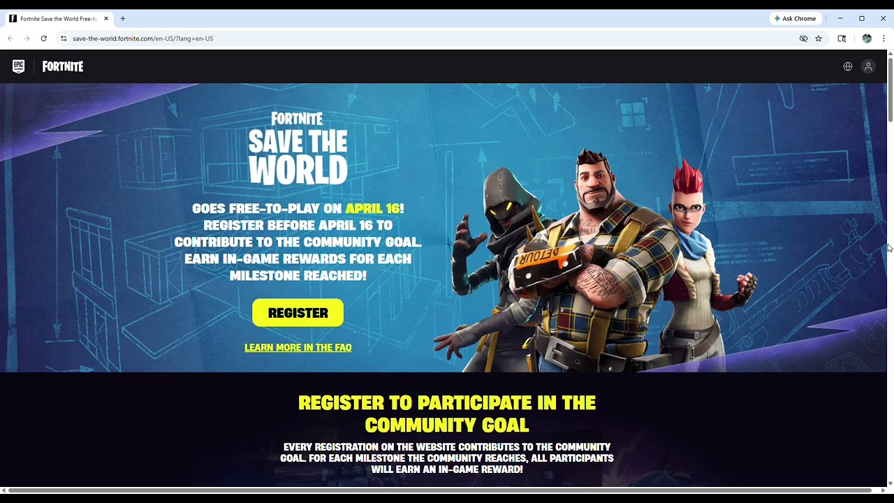 Fortnite Save the World free in 2026