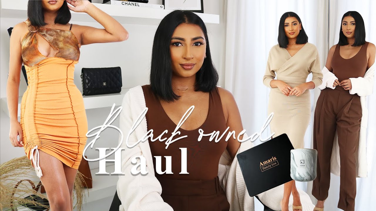 BLACK OWNED BRANDS HAUL | NOORIE ANA