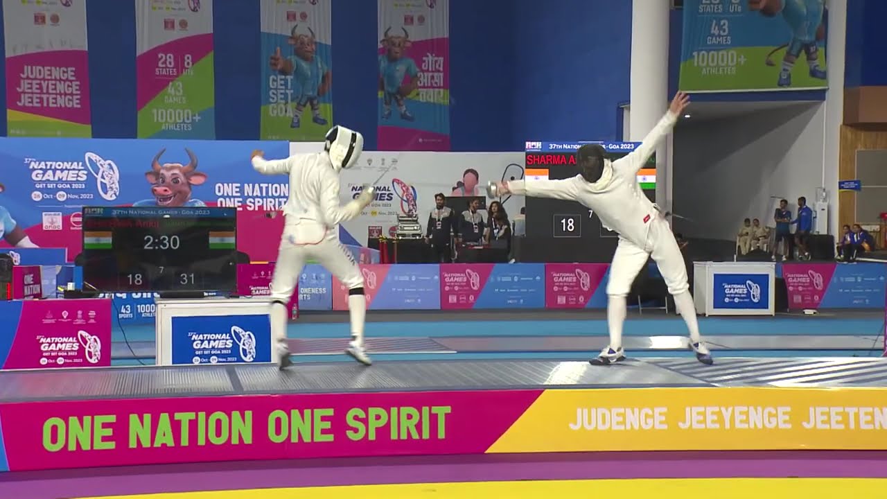 Fencing 🤺 Men's Epee Team FINAL, Madhya Pradesh vs SSCB | DD Sports