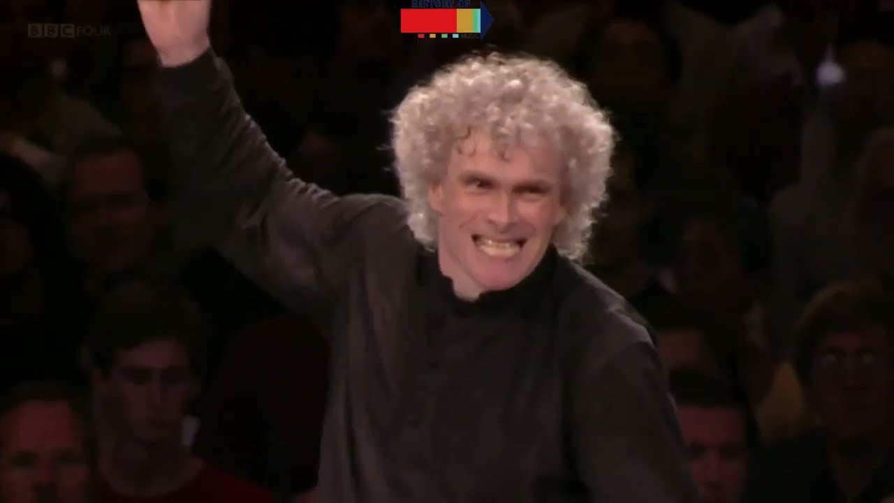 Mahler: Symphony 8 - The amazing final part - Simon Rattle - National Youth Orchestra of GB