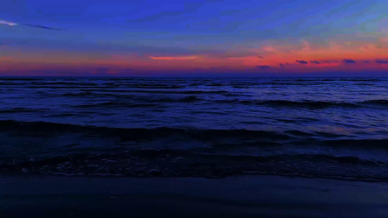 Soft Ocean Waves Sleep Background | Calm Night Rest