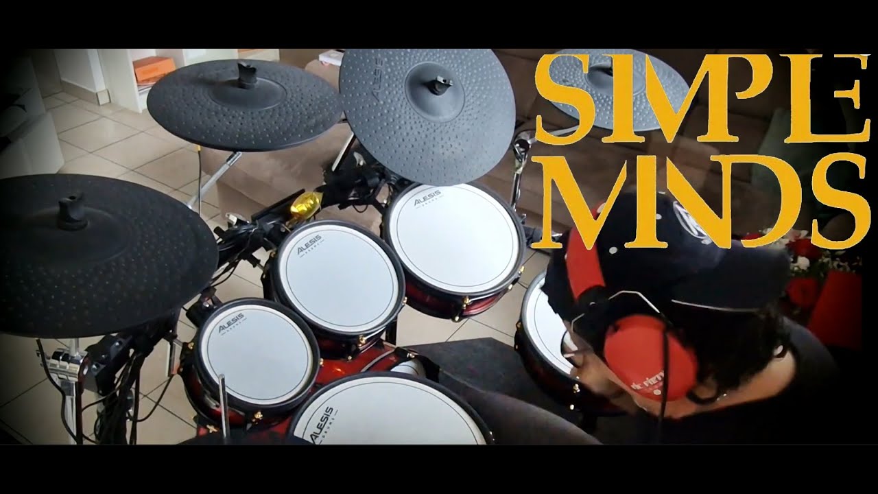 GHOSTDANCING - SIMPLE MINDS - DRUM COVER ON ALESIS STRIKE PRO SE E-DRUMS - NO CLICK