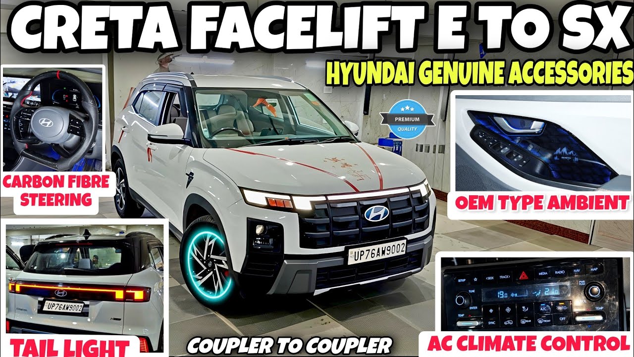 CRETA FACELIFT 2025 MODIFIED BASE TO TOP✅ 30% DISCOUNT ON GENUINE PARTS✅#cretafacelift2025#trending